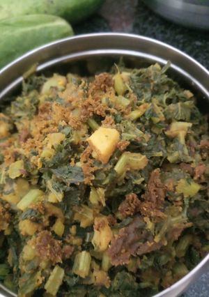 मूली के पत्ते (mooli ke patte recipe in Hindi) रेसिपी मुख्य फोटो