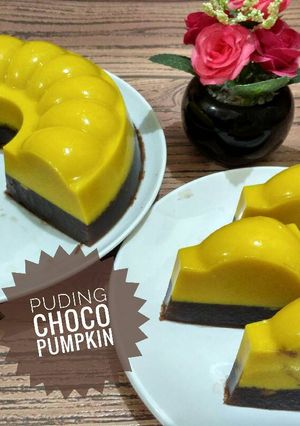 Foto resep Puding Choco Pumpkin #Pekaninspirasi #Bikinramadanberkesan