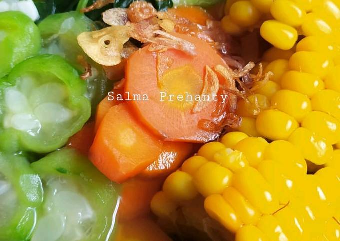 Resep Sayur Bening Bayam Bumbu Kunci Oleh Salma Hanty Cookpad