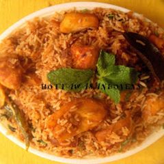 A picture of Jackfruit biriyani.