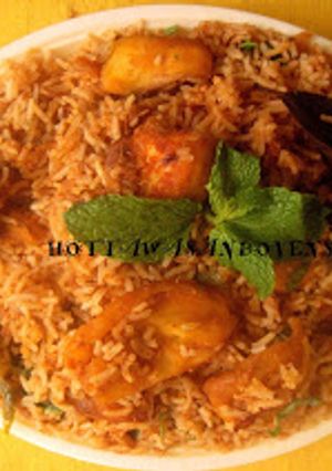 A picture of Jackfruit biriyani.