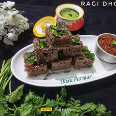 A picture of Ragi Flour Dhokla.