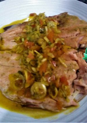 Una foto de Trucha 🍤en Salsa