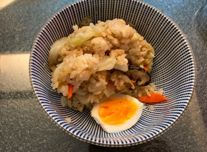高麗菜飯（電鍋料理） 的食譜成品照片