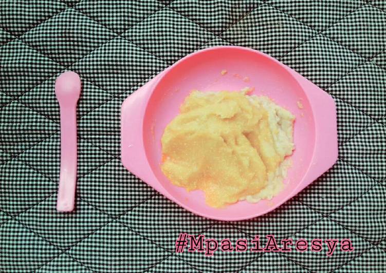 Cara Memasak Mpasi 7m+ : Menu 4* Kentang Ayam Edamame Wortel yang Lezat