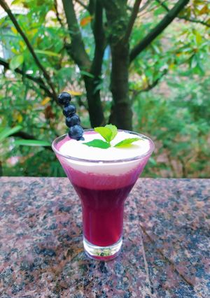 صورة لوصفة عصير التوت البري مع الليمون blueberry with limon