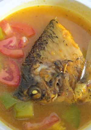 Foto resep Kepala gurame kuah kuning