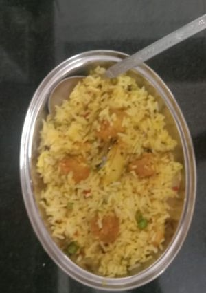 सोयाबड़ी राइस (Soyabadi rice recipe in hindi) रेसिपी मुख्य फोटो