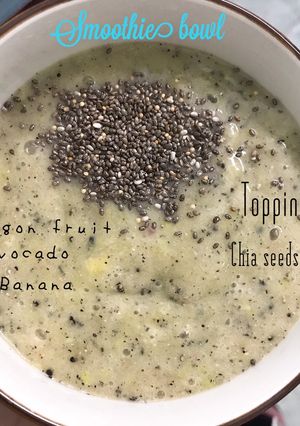 Hình của món Smoothie bowl.