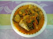 Gambar ikan bumbu kuning pedas