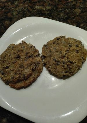 Una foto de Hamburguesas de arroz y lentejas con harina integral