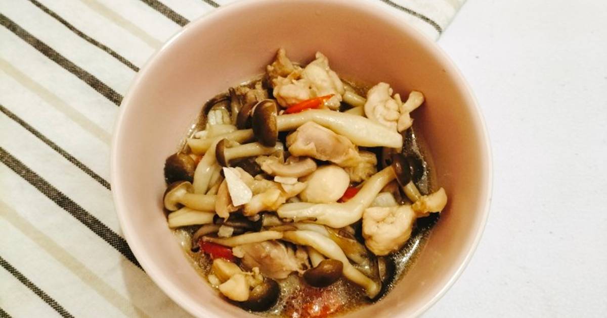 58 resep ayam cah jamur shimeji enak dan mudah Cookpad