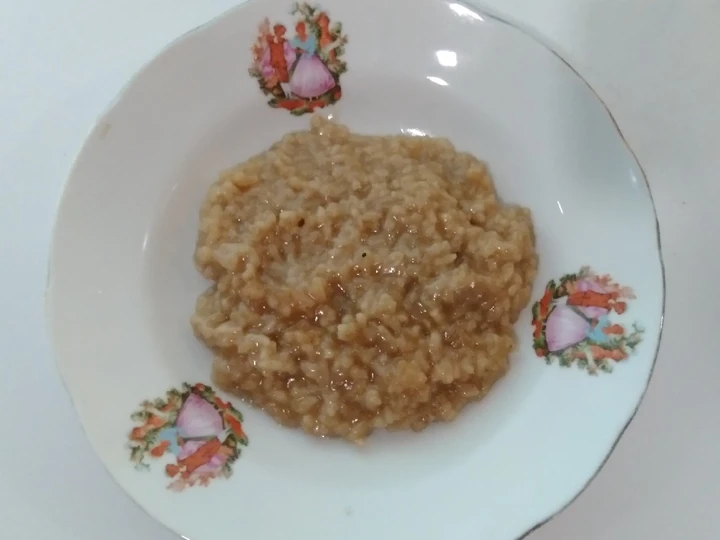 Langkah Gampang Menyiapkan Resep Bubur Merah (olahan nasi sisa) yang Lezat Anti Ribet, Mantap