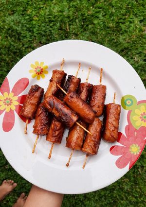 Foto resep Sosis tepung bakar teflon