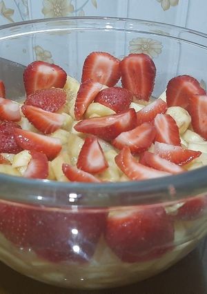 A picture of Fruit Chaat❤😍(Eid Special).