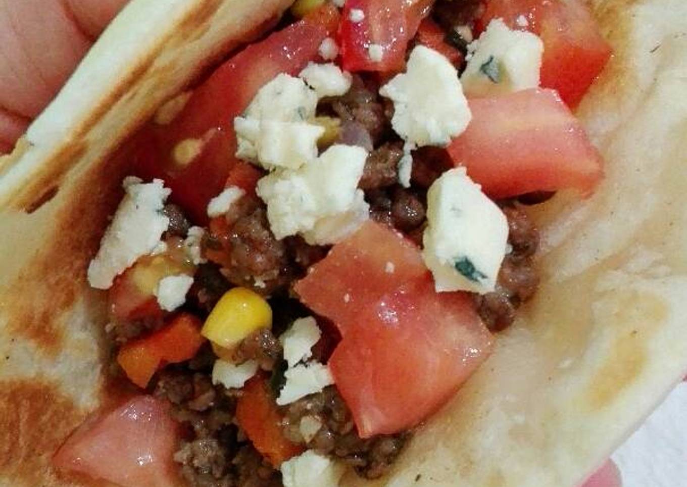 Tacos súper fáciles con carne picada!