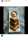 Layered chapati sandwich