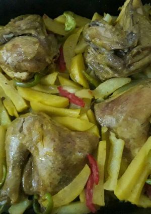صورة لوصفة دجاج بالفرن بسهولة وسرعة