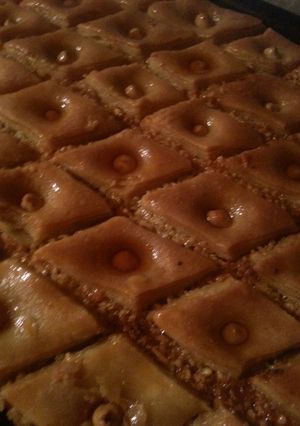 صورة لوصفة بقلاوة لأم وليد