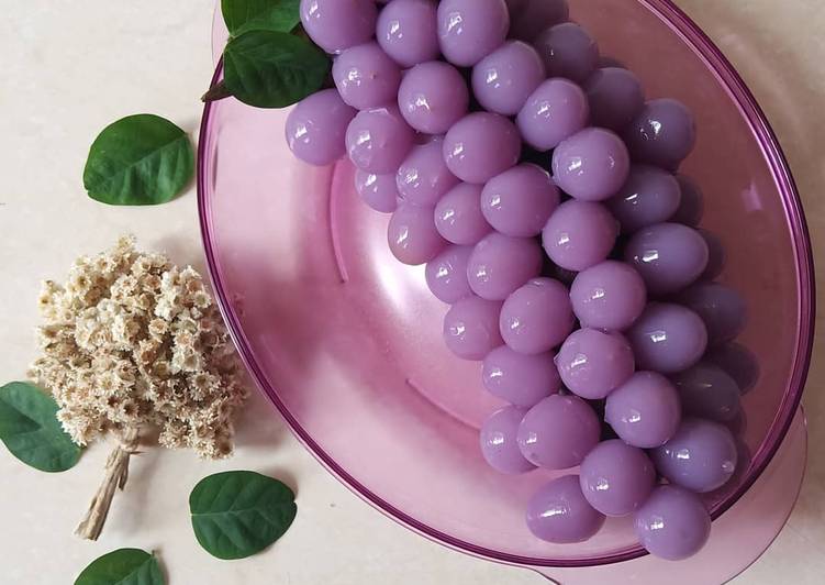 Langkah Mudah untuk Membuat Pudding Anggur 🍇, Bisa Manjain Lidah