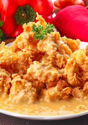 Foto resep Resep Ayam Crispy Telur Asin