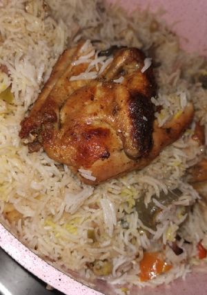 صورة لوصفة مندي دجاج بحريني