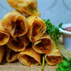 A picture of Gobhi Potato Cigar.