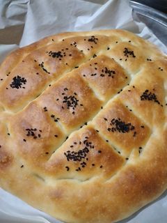 صورة لوصفة الخبز التركي