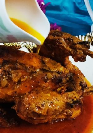 A picture of Mughlai Tandoori Murg Mushallam Restaurant style.