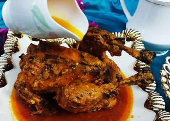 Unique Cuisine Mughlai Tandoori Murg Mushallam Restaurant style Savory Delicious