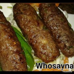 A picture of Whosayna’s Baked Seekh Kebabs.