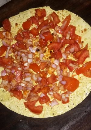 मसाला पापड़ (masala papad recipe in Hindi) रेसिपी मुख्य फोटो