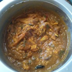 A picture of Moong dal gobhi curry.