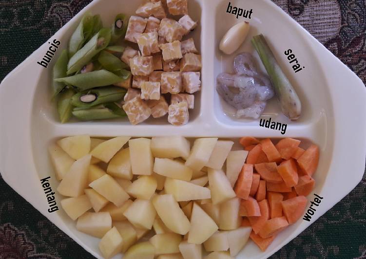 Resep: Mpasi 4⭐ 7M+ 🥔🥕🦐 yang Lezat