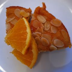 A picture of Orange coconut Cake.
