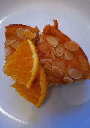 A picture of Orange coconut Cake.