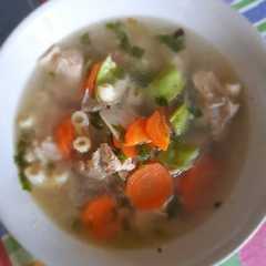 A picture of Sop ayam.