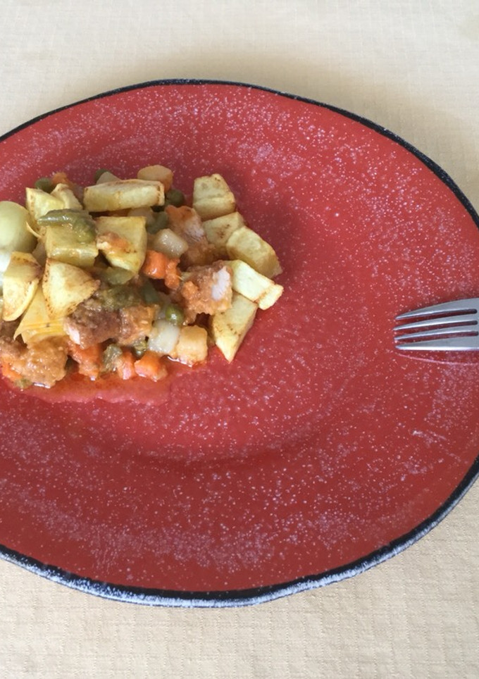 Una foto de Menestra de verduras para apuros