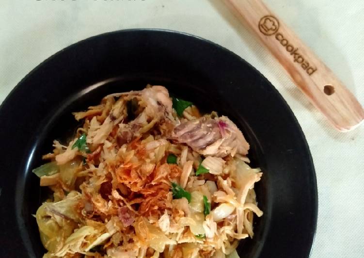 Suwir ayam saus tiram