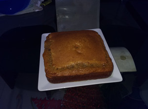 Una foto de Torta de vainilla casera y sencilla