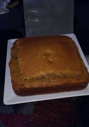 Una foto de Torta de vainilla casera y sencilla