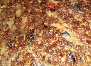 Una foto de Tortilla de Berenjena