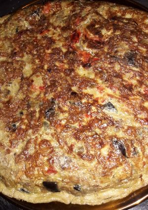 Una foto de Tortilla de Berenjena