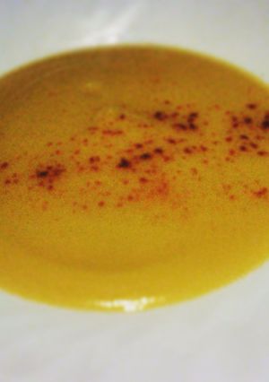 Una foto de Crema de calabaza