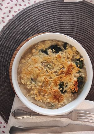 Una foto de Espinacas con bechamel
