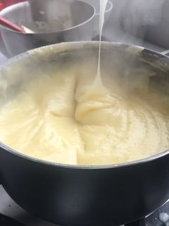 Una foto de Crema pastelera aromatizada