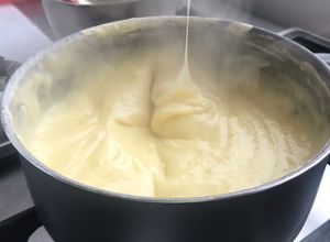 Una foto de Crema pastelera aromatizada