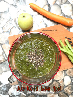 Foto resep Jus Wortel Sawi Apel (Pure)