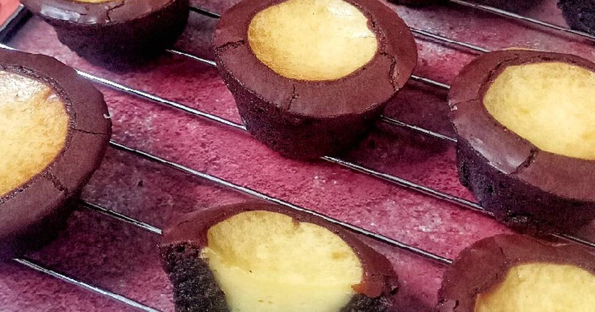 Resep Insert Cheese Fudge Brownies oleh Via Vie (Dapur Bunda) Cookpad