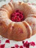 Vanilla Yogurt and Raspberry Bundt Cake